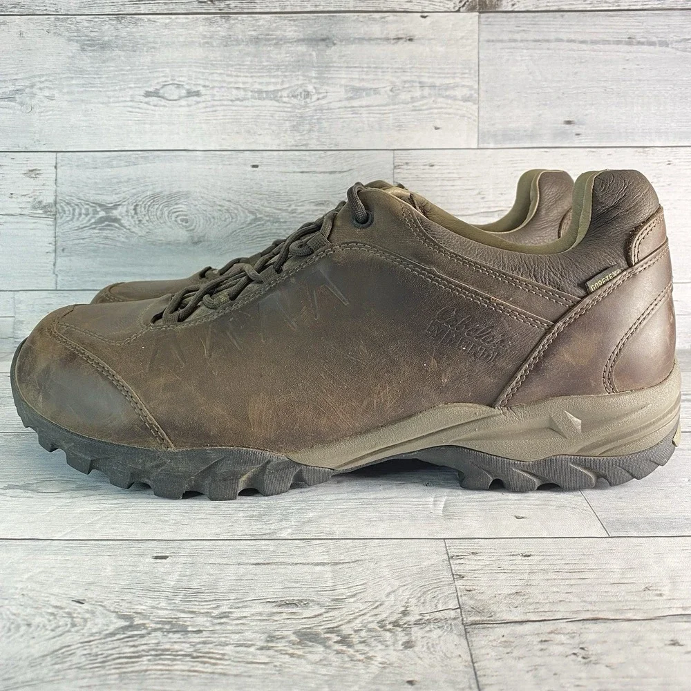 Cabelas by Meindl Pflege II Shoes Mens 14 EE Brown Gore-Tex Waterproof Leather